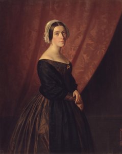トーラ・フネウス、ニー・ガルブレヒト、芸術家の妻 作： Andreas Herman Hunæus