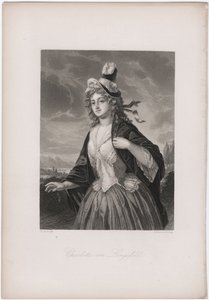 シャーロットフォンレンゲフェルト、1850年代 作： Andreas Johann Fleischmann