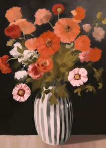 優雅な花の静物画 作： Andreas Magnusson