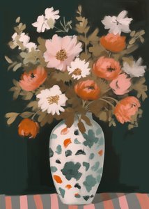 花瓶に飾られた鮮やかな花