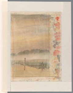 桟橋 作： Andreas Schelfhout