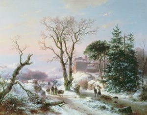 不明な画像 作： Andreas Schelfhout