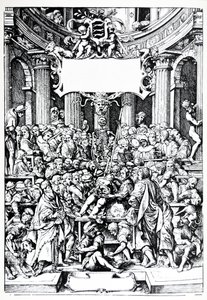 De Humani Corporis Fabricaの縮図からのプレート 作： Andreas Vesalius
