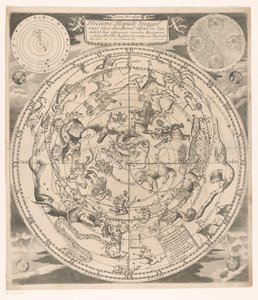 北の星座を含む天体図 新しい天体の鏡：空、大地、そして海を通り抜けてすぐに（...）（オブジェクトのタイトル）