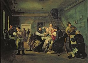 食堂、1859 作： Andrei Andreevich Popov