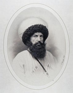 イマームシャミルの肖像1797-1871、1859 作： Andrei Deniere