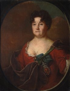 アナスタシア・ペトロヴナ・ゴリツィナ伯爵夫人の肖像 1665-1729年、旧姓プロゾロフスカヤ、1728年 作： Andrei Matveyevich Matveyev
