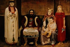 17世紀の商人とその家族
