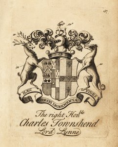 タウンシェンド子爵（Lord Lynne, Third Viscount Townshend）の紋章 作： Andrew Johnston