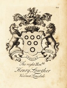 ロンスデール子爵（1694年〜1751年）の右手の紋章 作： Andrew Johnston