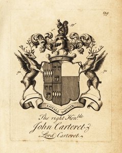 ジョン・カータレット卿（第2代グランビル伯爵、第7代サーク公爵）の紋章 作： Andrew Johnston