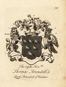 ウォードゥールのアランデル卿、第7代アランデル男爵、右名誉トーマス・アランデルの紋章 作： Andrew Johnston
