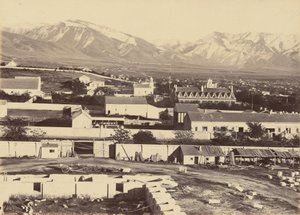 プレート45ソルトレイクシティ、タバナクル屋上より、1869年（写真） 作： アンドリュー・ジョセフ・ラッセル