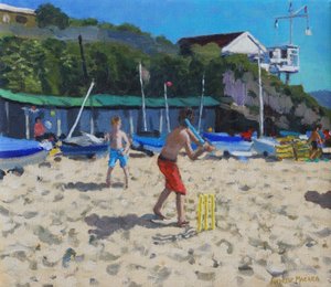 クリケット、そして黄色い切り株、アバソック 作： Andrew Macara