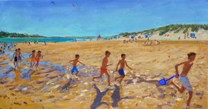 健康を保つ、次は海、（キャンバスに油彩） 作： Andrew Macara