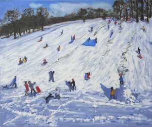 大きな雪だるま、チャッツワース、2012、 作： Andrew Macara