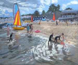 ヨット、2009年（キャンバスに油彩） 作： Andrew Macara
