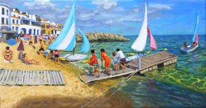 セーリング クラブ、カレーリャ デ パラフリュージェル、スペイン、2020 作： Andrew Macara