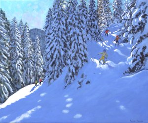 スキー・フランセ、モルジーン、2020年 作： Andrew Macara