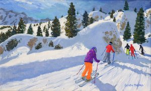スキー、ロックシティ、セルバガーデナ、イタリア、2016、 作： Andrew Macara
