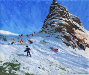 そり、クロームヒル、ダービーシャー、ピーク;地区; 作： Andrew Macara