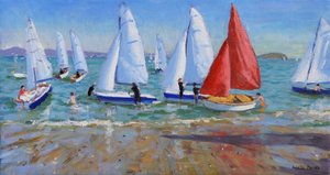 夏のレガッタ、Abersoch、2016年、 作： Andrew Macara