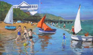 アバーソックの夏、2015年（キャンバスに油彩） 作： Andrew Macara