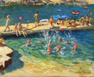 桟橋、ロヴィニ、クロアチア。 201617。 作： Andrew Macara