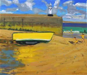 イエローボート、セントアイブス、2017、 作： Andrew Macara