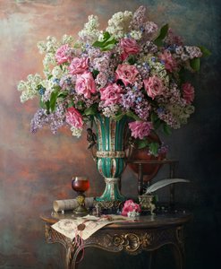 古典的な花の静物画