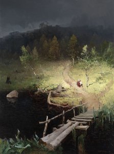 嵐の前、1918 作： Andrey Nikolayevich Shilder