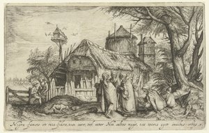 ローマのある風景 風景（シリーズタイトル） 作： Andries Jacobsz. Stock