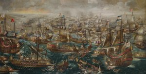 1571年10月7日、1640年のレパントの戦い 作： Andries van Eertvelt