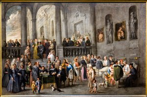 病人を助ける1640年頃（油彩・カンヴァス） 作： Andries van & Wael Cornelis de (1592 1667) Eertvelt
