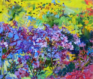 色とりどりの花畑 作： Andrii Kutsachenko