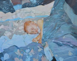 赤ちゃんの安らかな眠り 作： Andrii Kutsachenko