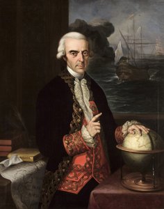 ロマン主義 : アントニオ デ ウジョア (1716-1795) の肖像、コルテス イ アギラル、アンドレス (1812-1879)、1856 年作。キャンバスに油彩 作： Andrés Cortés y Aguilar