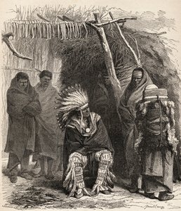 ピーターラシェール、「手の中の世界」のイラスト、ゴーシャールブルーニアによって彫刻、1878年公開 作： Ange Louis Janet
