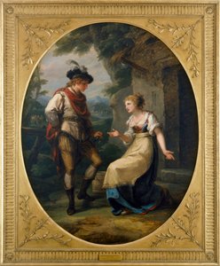 「グアルテリウスとグリセルダ」、c1772 作： Angelica Kauffman