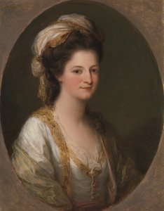 伝統的にハービー夫人として特定された女性の肖像 作： Angelica Kauffmann