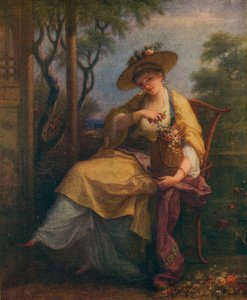 アンジェリカカウフマンの自画像、c1780 作： Angelica Kauffmann