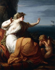 テセウスに捨てられたアリアドネ、 作： Angelica Kauffmann