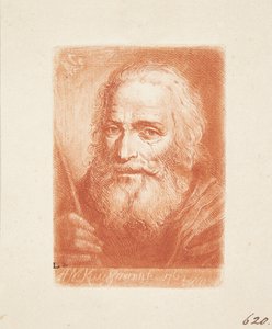 ひげを生やした老人 作： Angelica Kauffmann