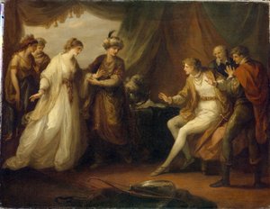 エレノアが復活する（またはカスティーリャのエイリアン 作： Angelica Kauffmann