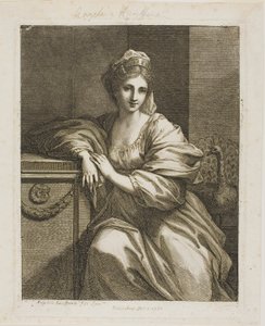 ジュノと孔雀 作： Angelica Kauffmann