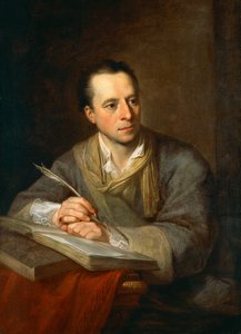 ドイツの考古学者・美術史家であるJohann Joachim Winckelmann (Stendal 1717-Trieste 1768)の肖像。 作： Angelica Kauffmann