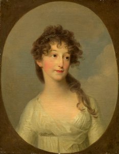 おそらくフランシスカ・クラシンスカ、クールラント公爵夫人 作： Angelica Kauffmann