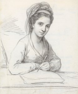 自画像 作： Angelica Kauffmann