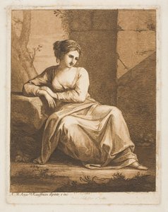 ザ・ミューズ 作： Angelica Kauffmann