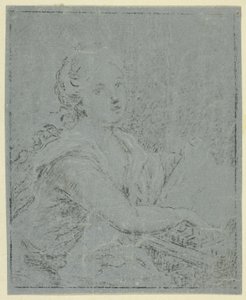 スピネットの女 作： Angelica Kauffmann